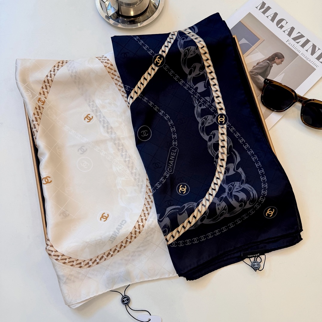 Chanel Square Scarf Silk Twill · A3273 — תמונה 50