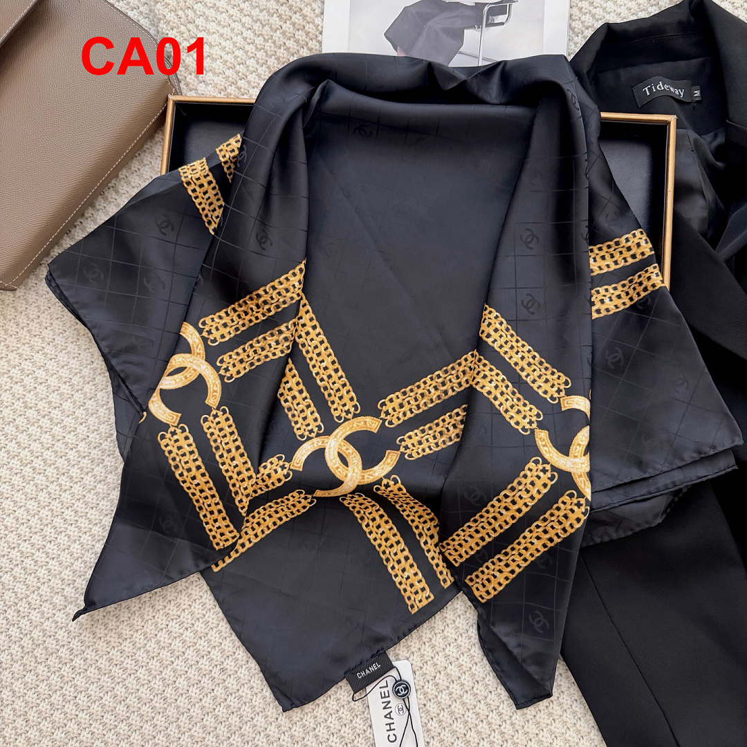 Chanel Square Scarf Silk Twill · A3273 — תמונה 95