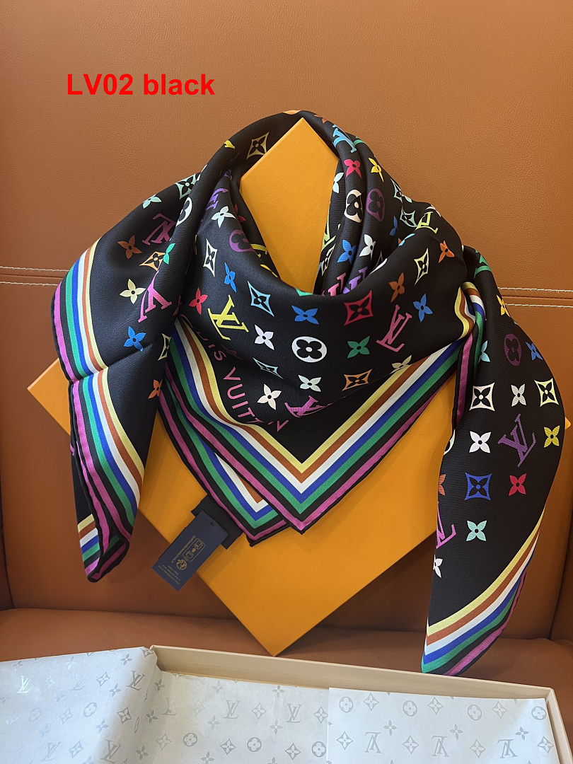 Louis Vuitton Monogram Multicolor Square Scarf · A3251 — תמונה 17