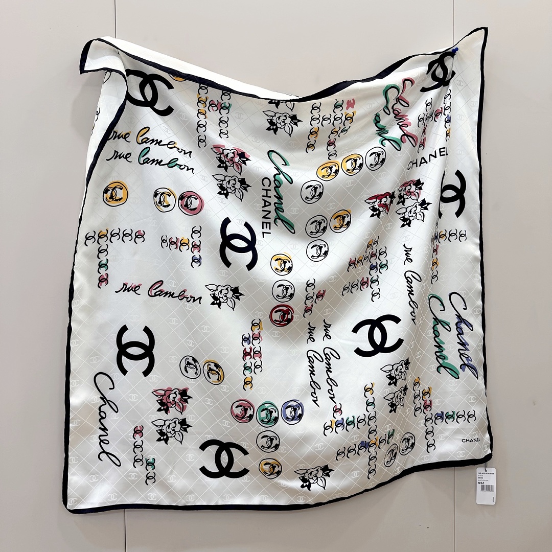 Chanel Square Scarf Silk Twill · A3273 — תמונה 49