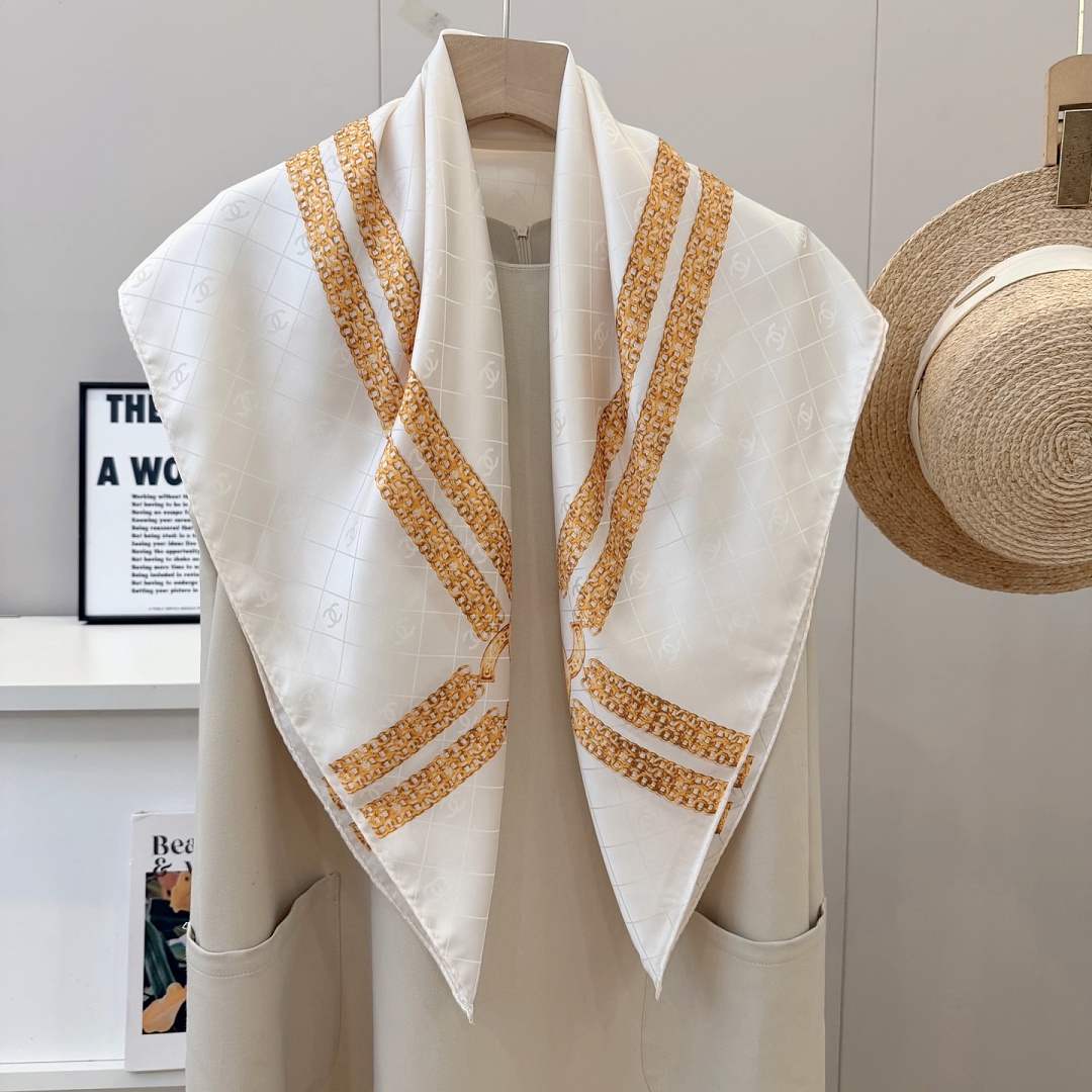 Chanel Square Scarf Silk Twill · A3273 — תמונה 72