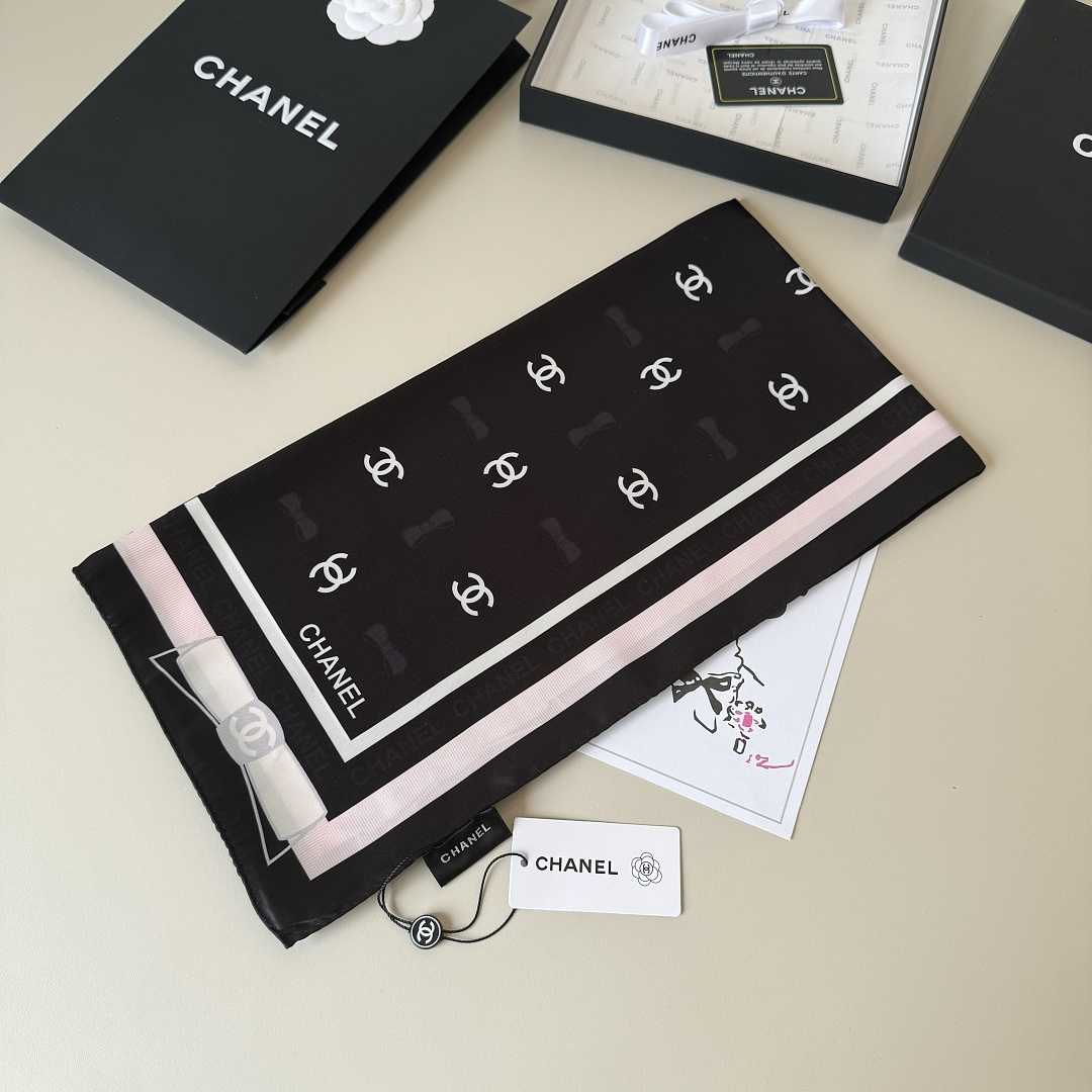 Chanel — צעיף משי · A3252 — תמונה 3