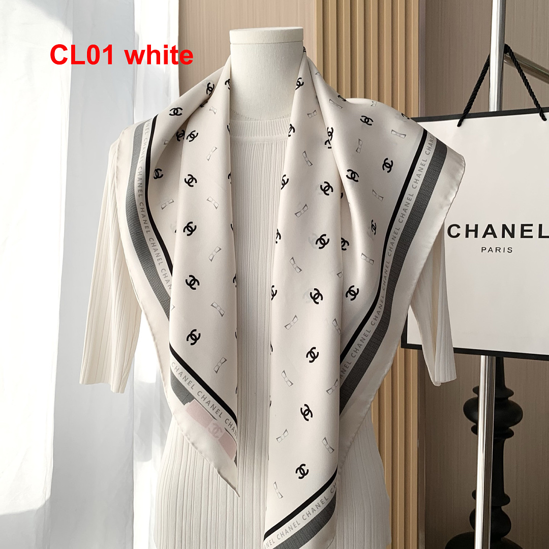 Chanel — צעיף משי · A3252 — תמונה 17