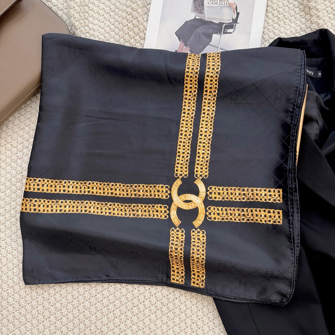 Chanel Square Scarf Silk Twill · A3273 — תמונה 81