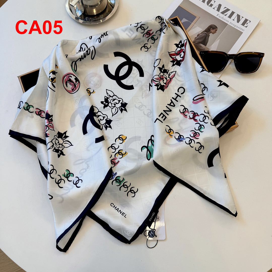 Chanel Square Scarf Silk Twill · A3273 — תמונה 91