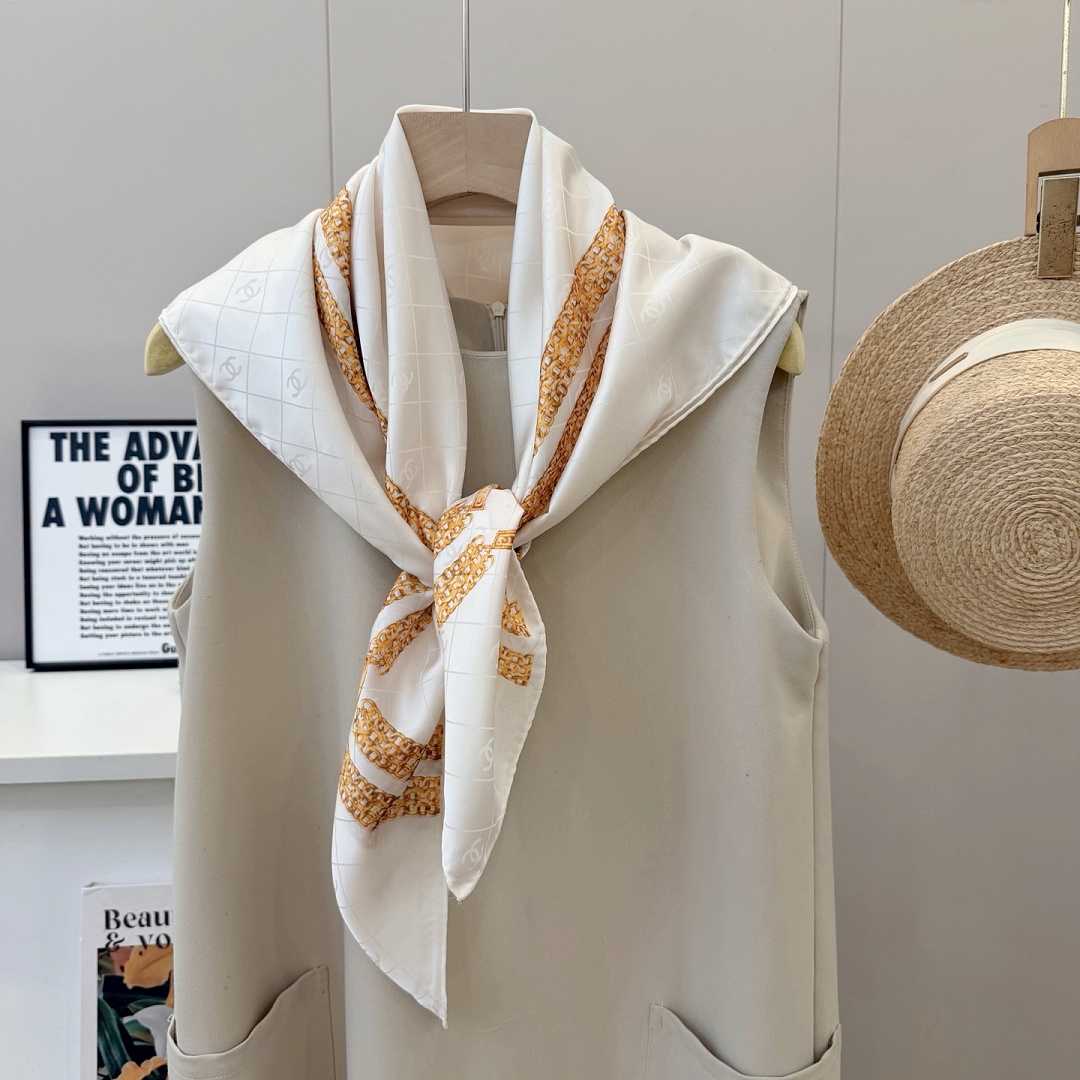 Chanel Square Scarf Silk Twill · A3273 — תמונה 73