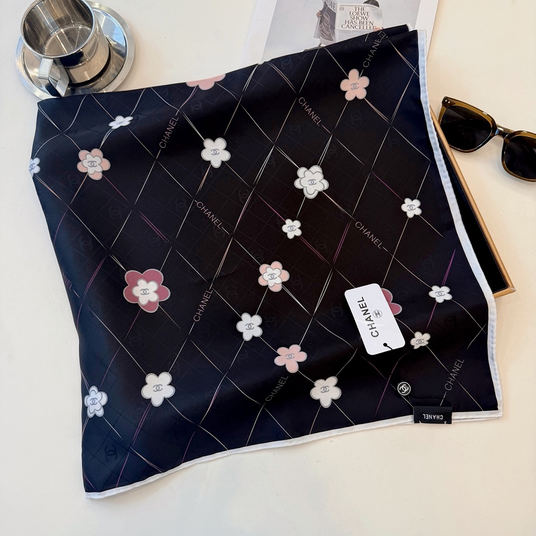 Chanel Square Scarf Silk Twill · A3273 — תמונה 23