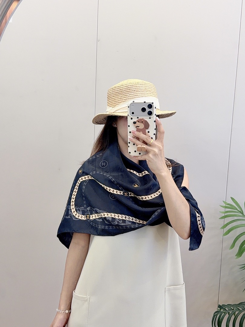 Chanel Square Scarf Silk Twill · A3273 — תמונה 61