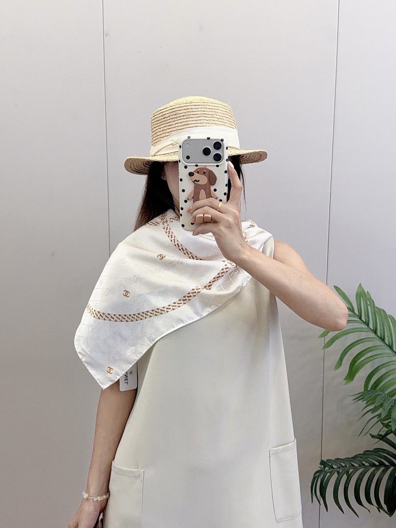 Chanel Square Scarf Silk Twill · A3273 — תמונה 58