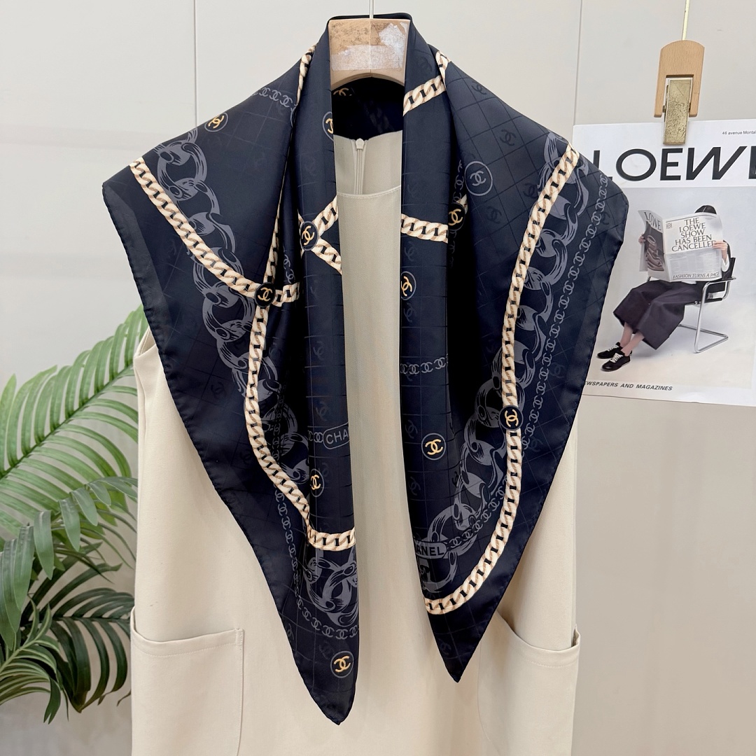 Chanel Square Scarf Silk Twill · A3273 — תמונה 67