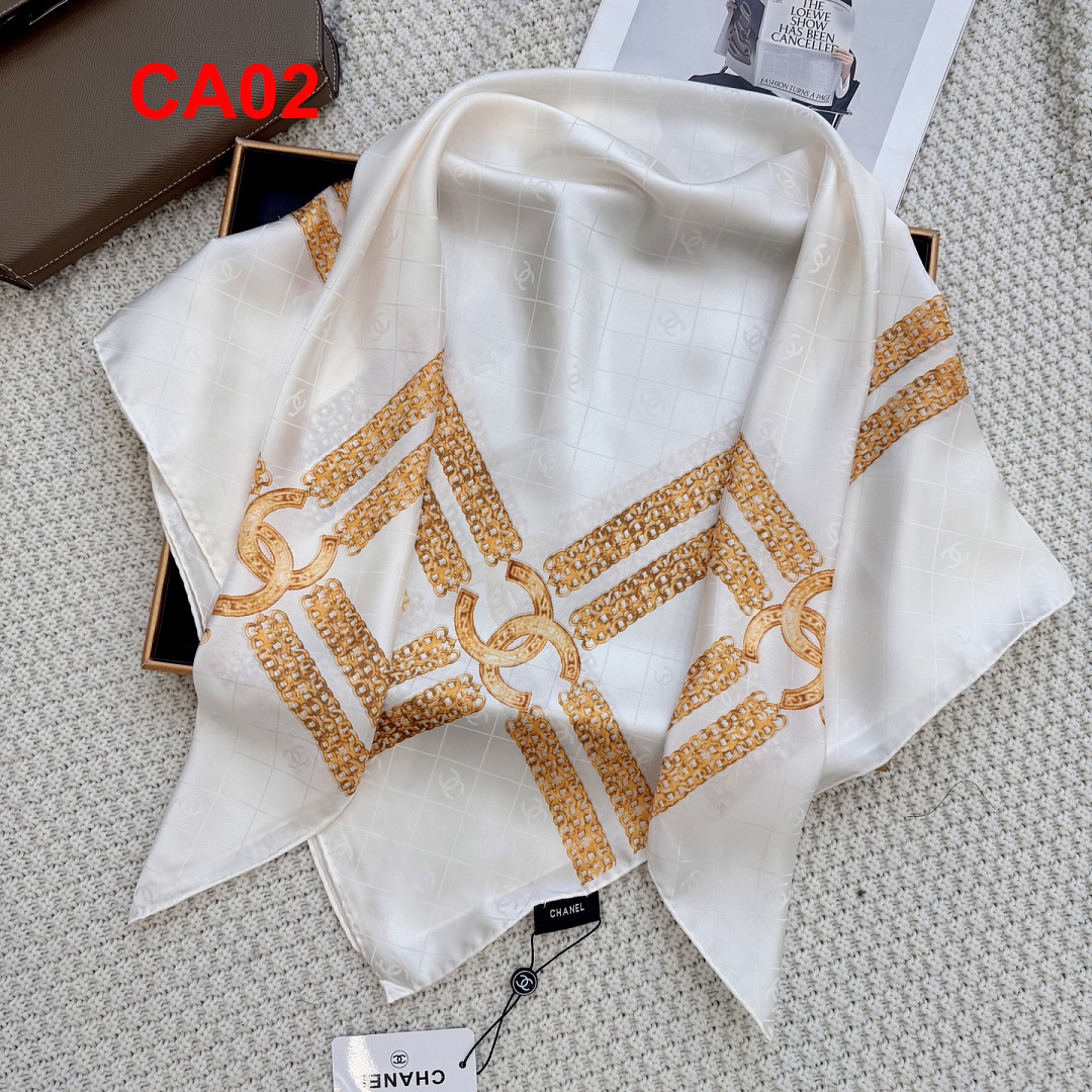 Chanel Square Scarf Silk Twill · A3273 — תמונה 94