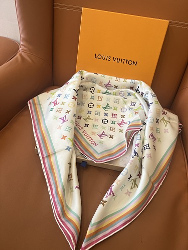 Louis Vuitton Monogram Multicolor Square Scarf · A3251