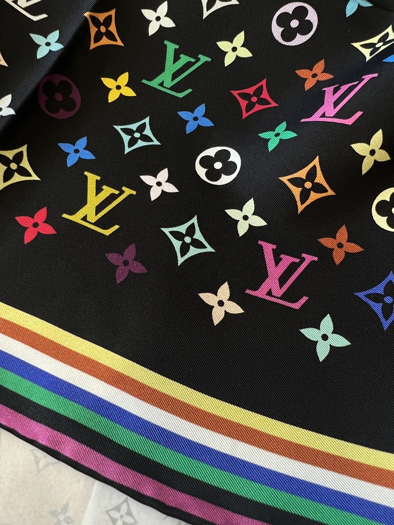 Louis Vuitton Monogram Multicolor Square Scarf · A3251 — תמונה 2