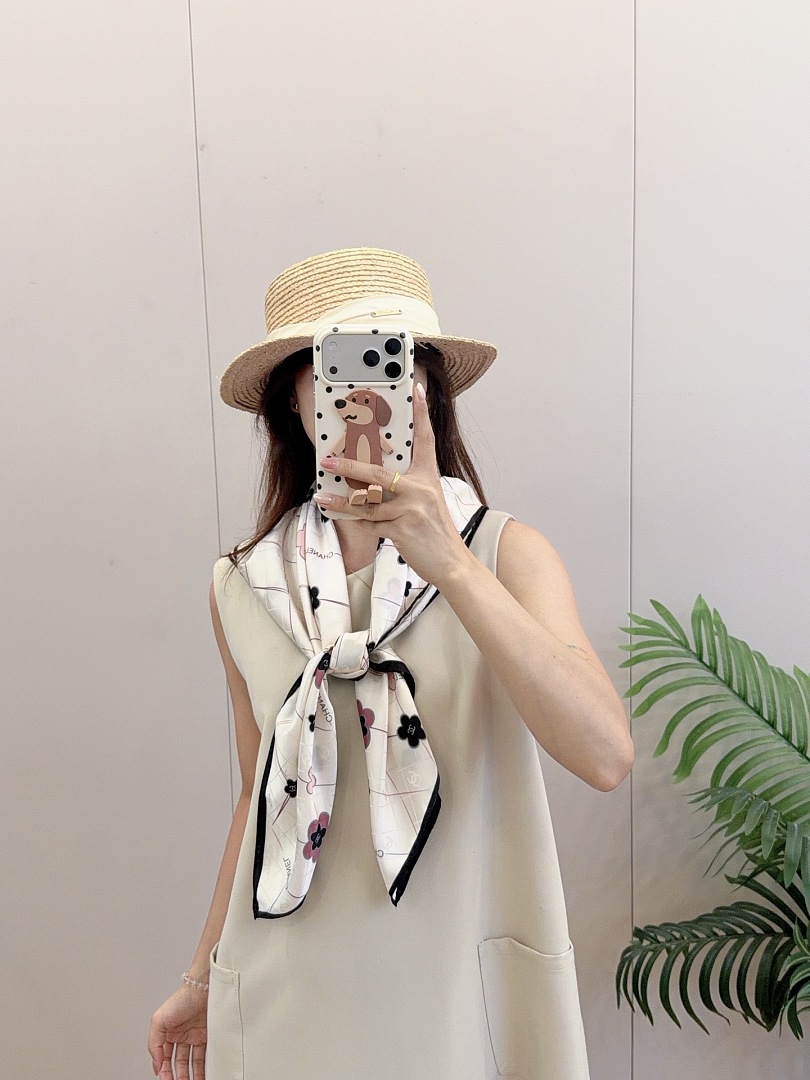 Chanel Square Scarf Silk Twill · A3273 — תמונה 27