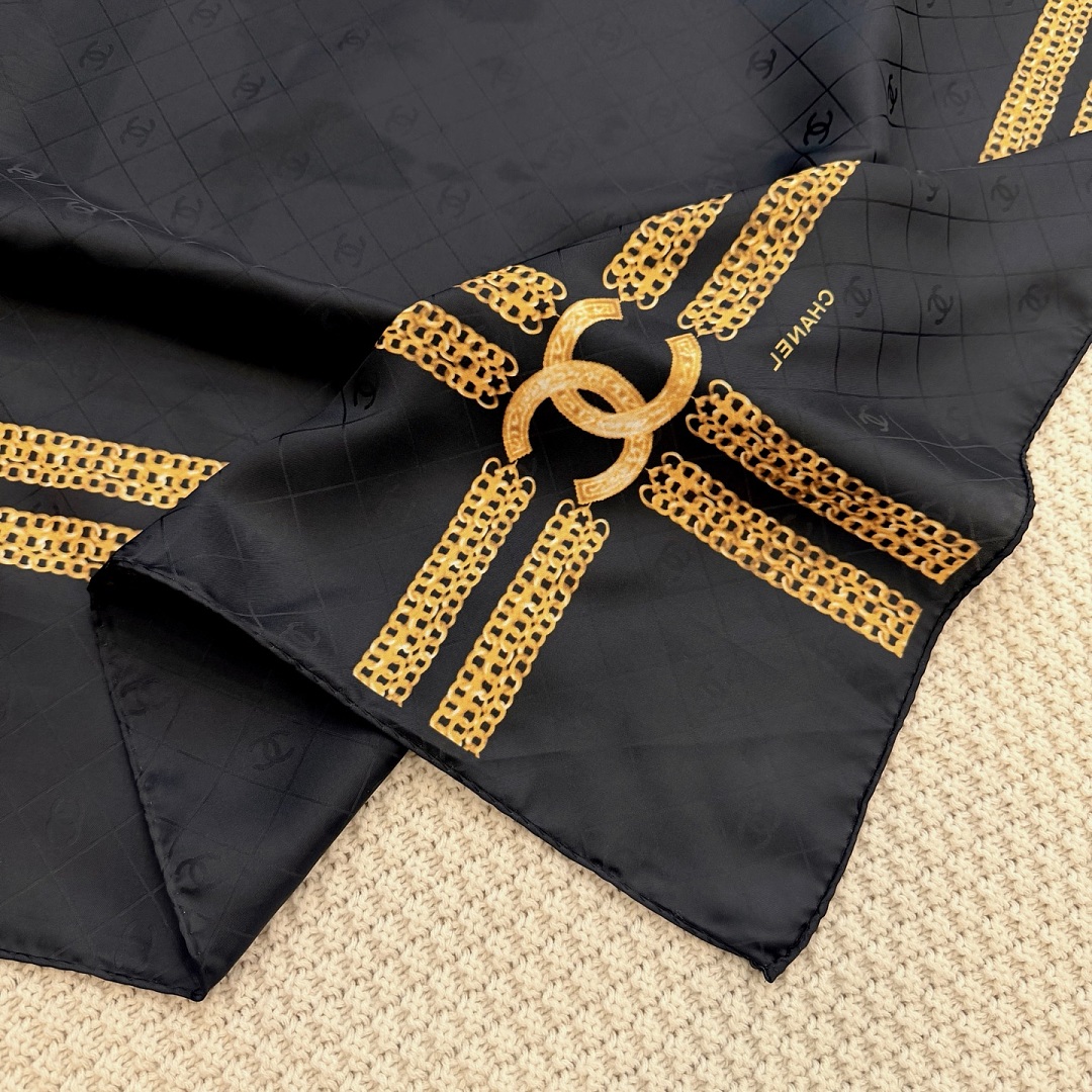 Chanel Square Scarf Silk Twill · A3273 — תמונה 82