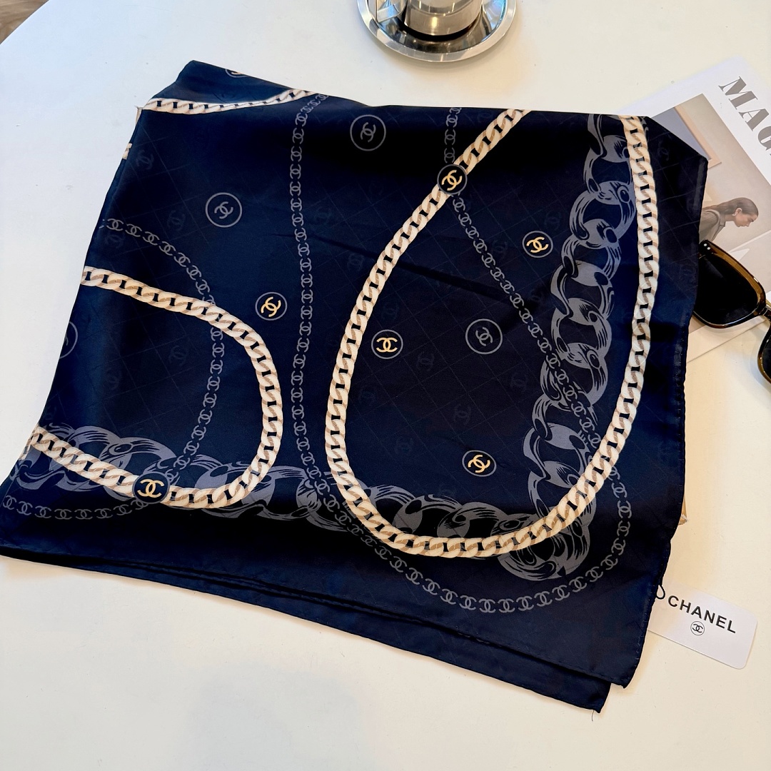 Chanel Square Scarf Silk Twill · A3273 — תמונה 64