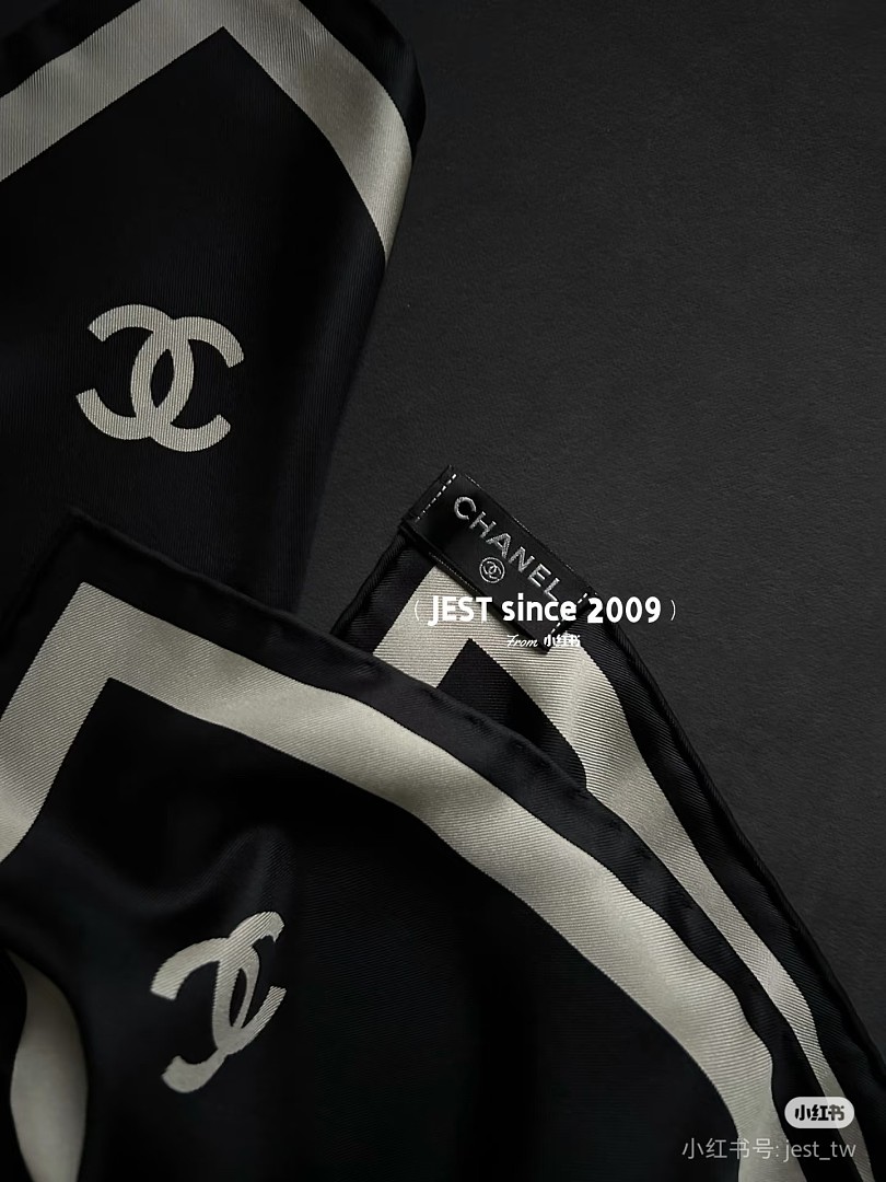Chanel Square Scarf Silk Twill · A3312 — תמונה 13