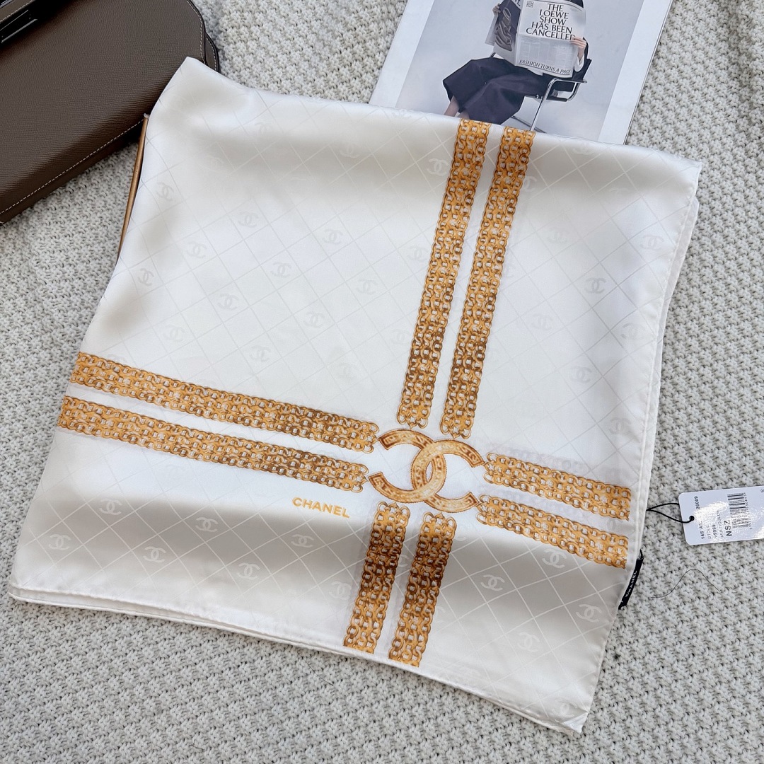 Chanel Square Scarf Silk Twill · A3273 — תמונה 70