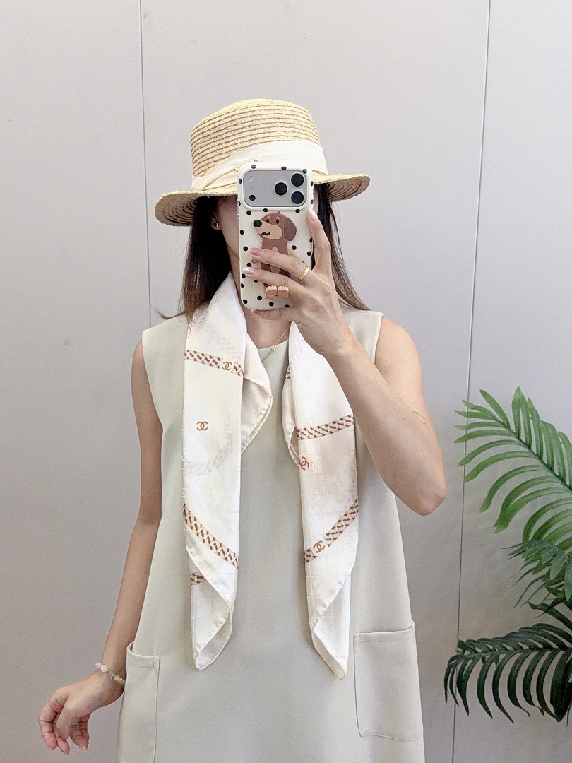 Chanel Square Scarf Silk Twill · A3273 — תמונה 57
