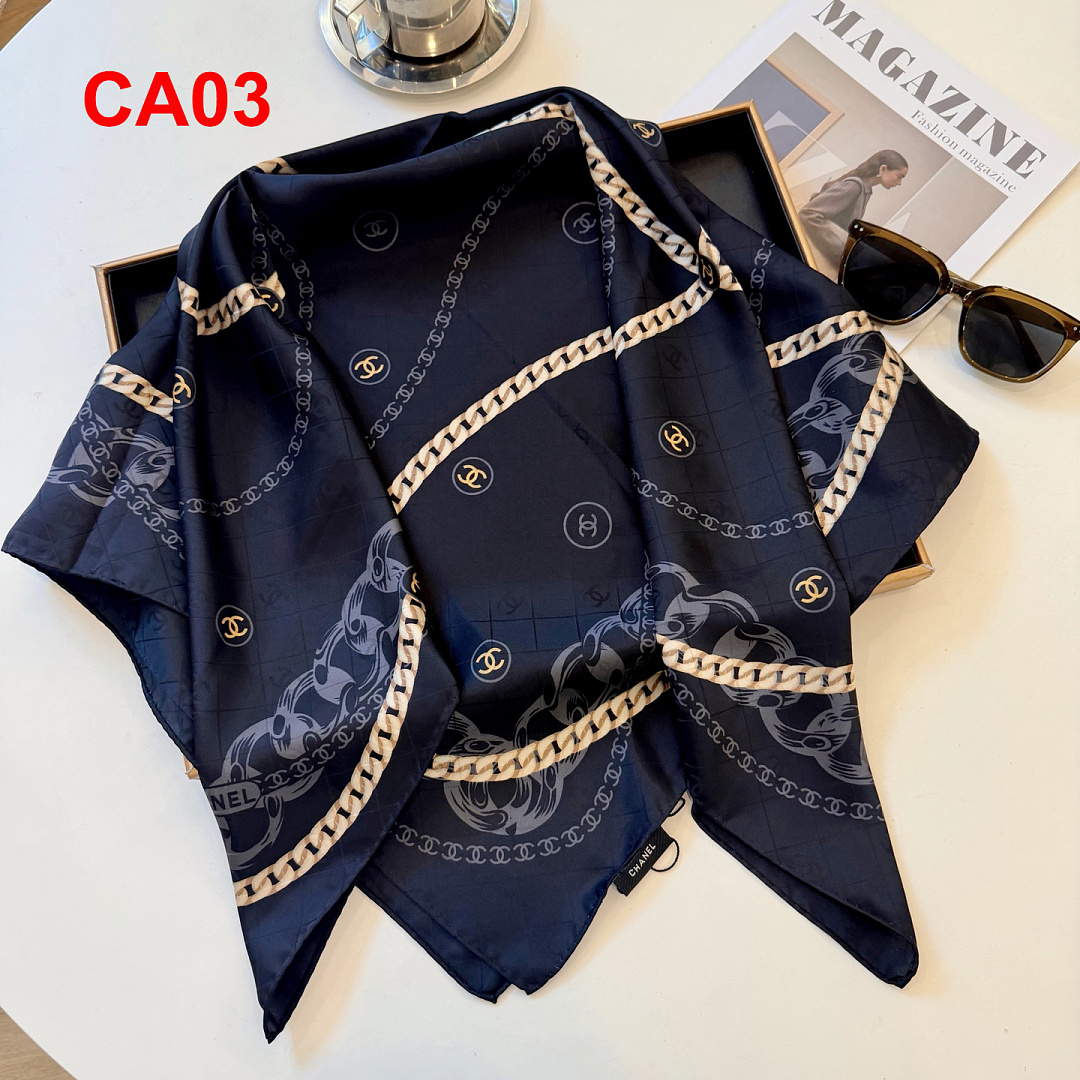 Chanel Square Scarf Silk Twill · A3273 — תמונה 93