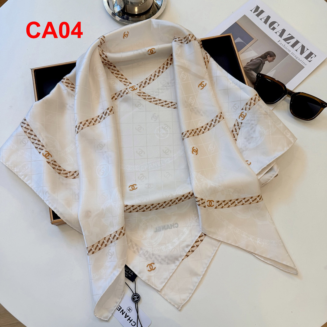 Chanel Square Scarf Silk Twill · A3273 — תמונה 92