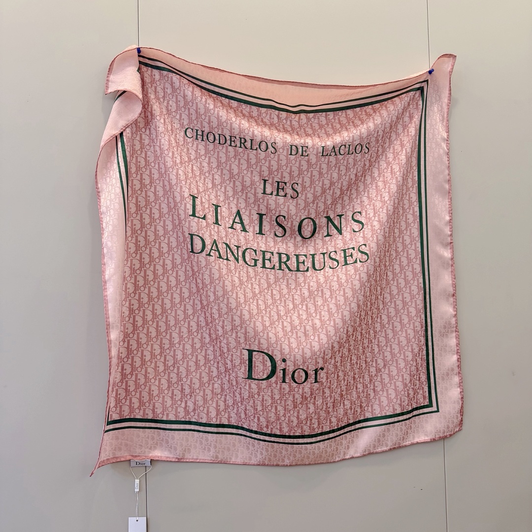 Dior Painted Roses 90 Square Scarf · A3275 — תמונה 12