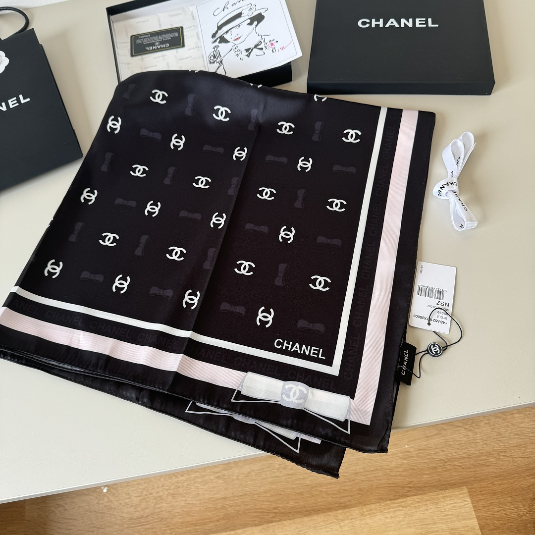 Chanel — צעיף משי · A3252 — תמונה 5