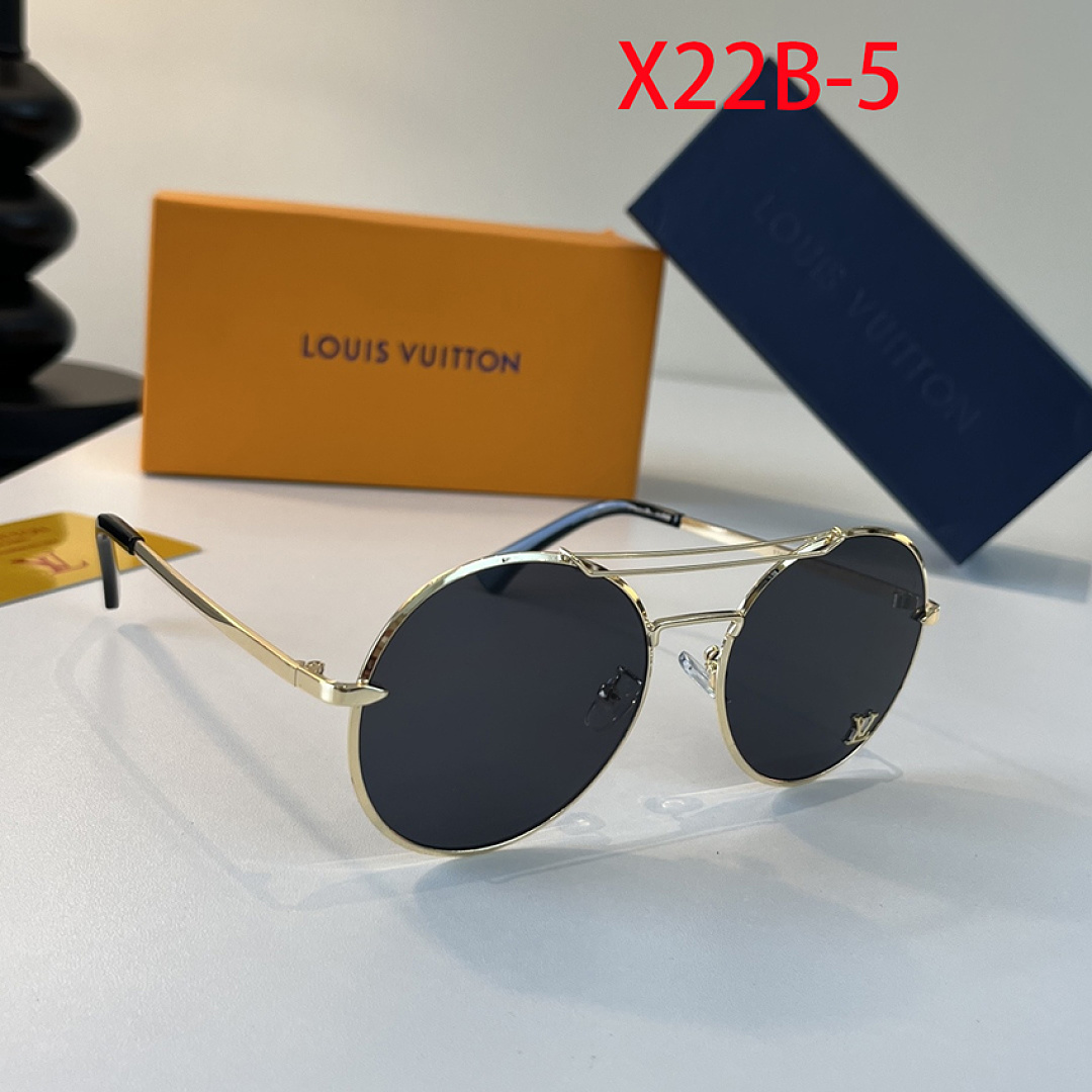 Louis Vuitton LV Script Metal Round Sunglasses · X22B — תמונה 11