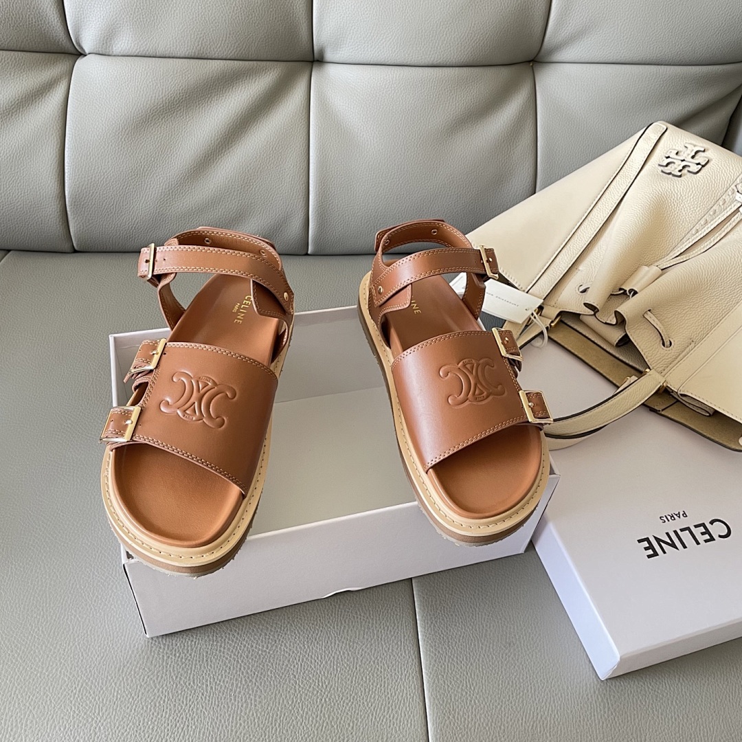 CELINE Maud Sandal Triomphe · Y166C — תמונה 4