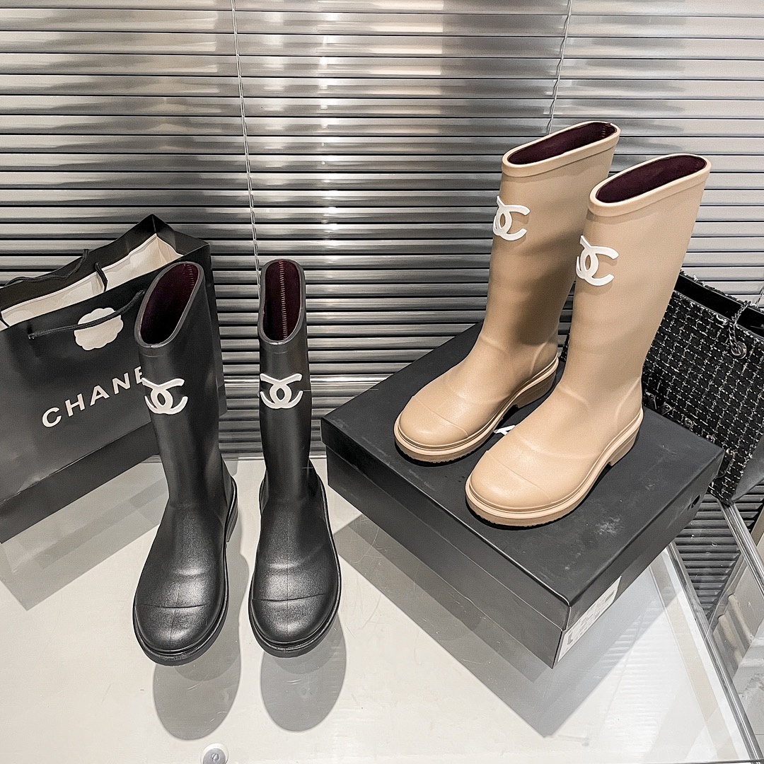 Chanel Caoutchouc CC High Boots · H3H — תמונה 7