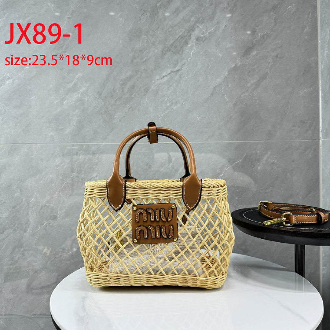 Miu Miu Rattan Top Handle Bag · JX89