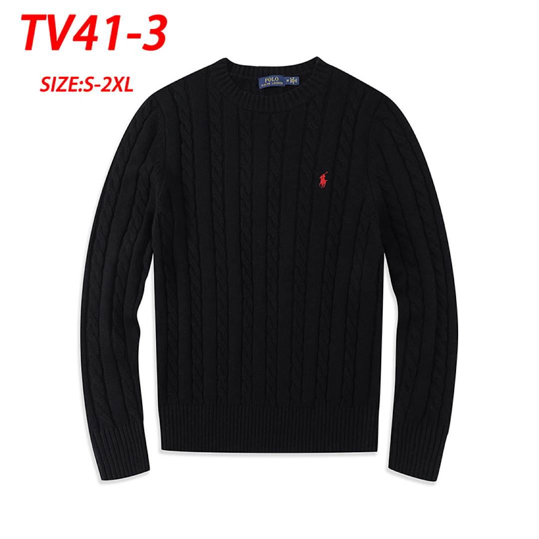 Ralph Lauren Cable-Knit Cotton Crewneck Sweater · TV41 — תמונה 7