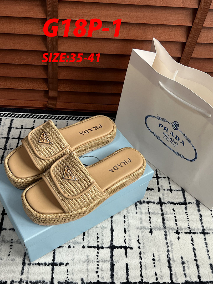 Prada Triangle Logo Slide Sandal · G18P — תמונה 21