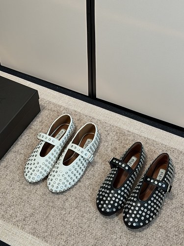 ALAÏA Strass Ballet Flats · R73X
