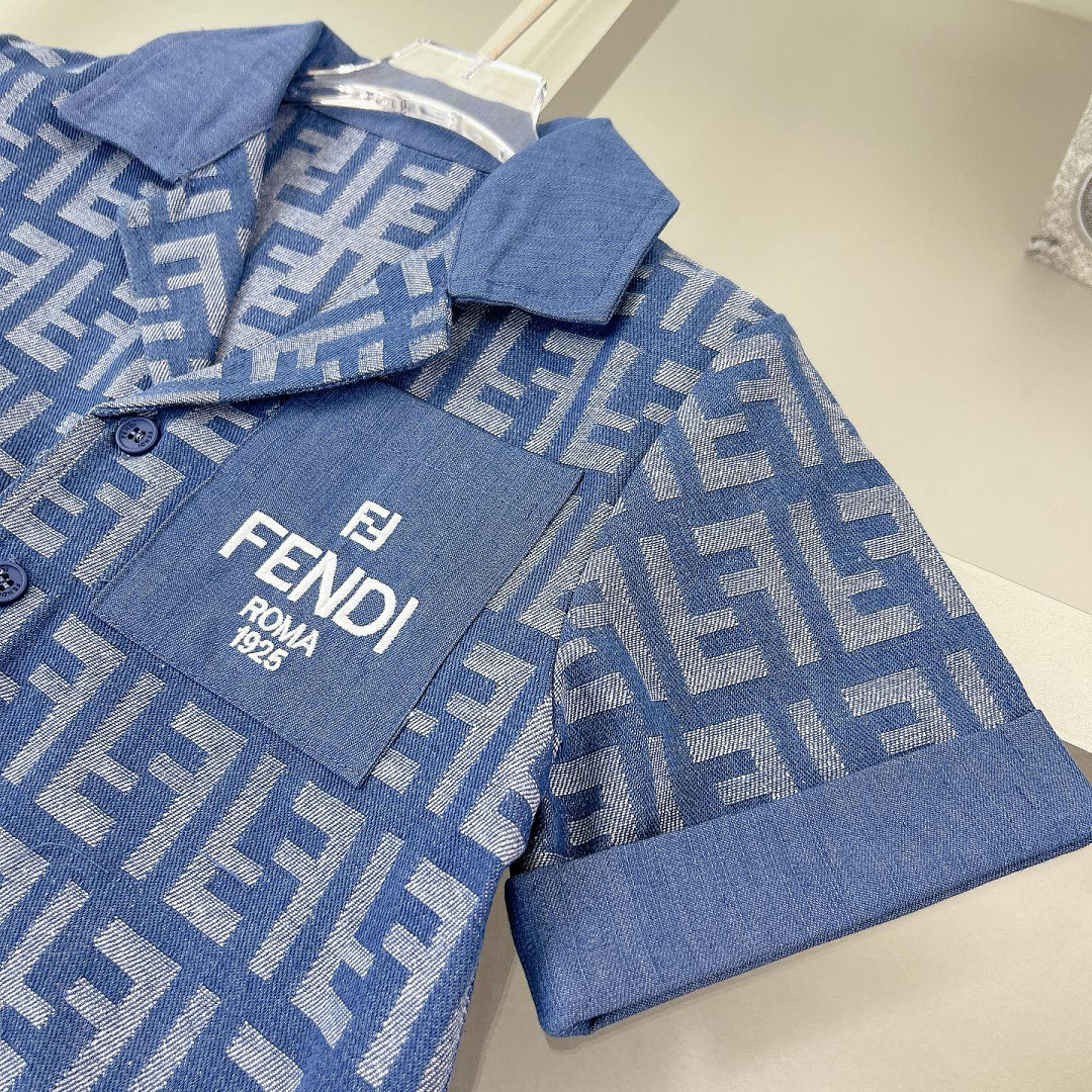 Fendi — חליפת חולצה ומכנסונים · SDH9 — תמונה 7