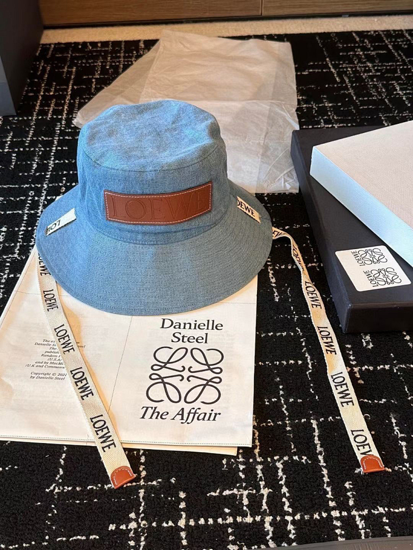Loewe Denim Fisherman Hat · J2EC — תמונה 9