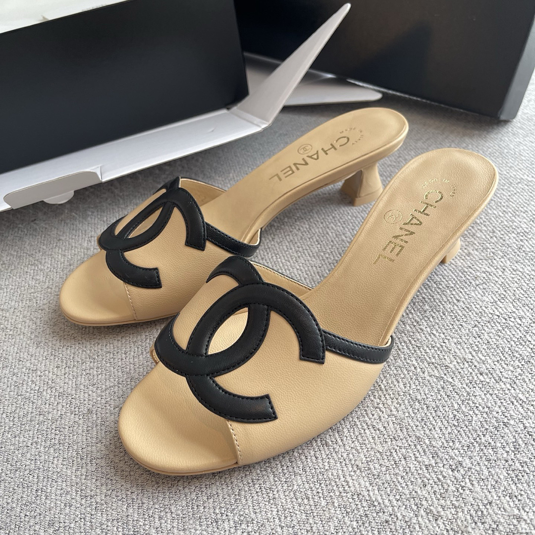 SS25 Chanel Kitty Heel Sandals 76$ — תמונה 10