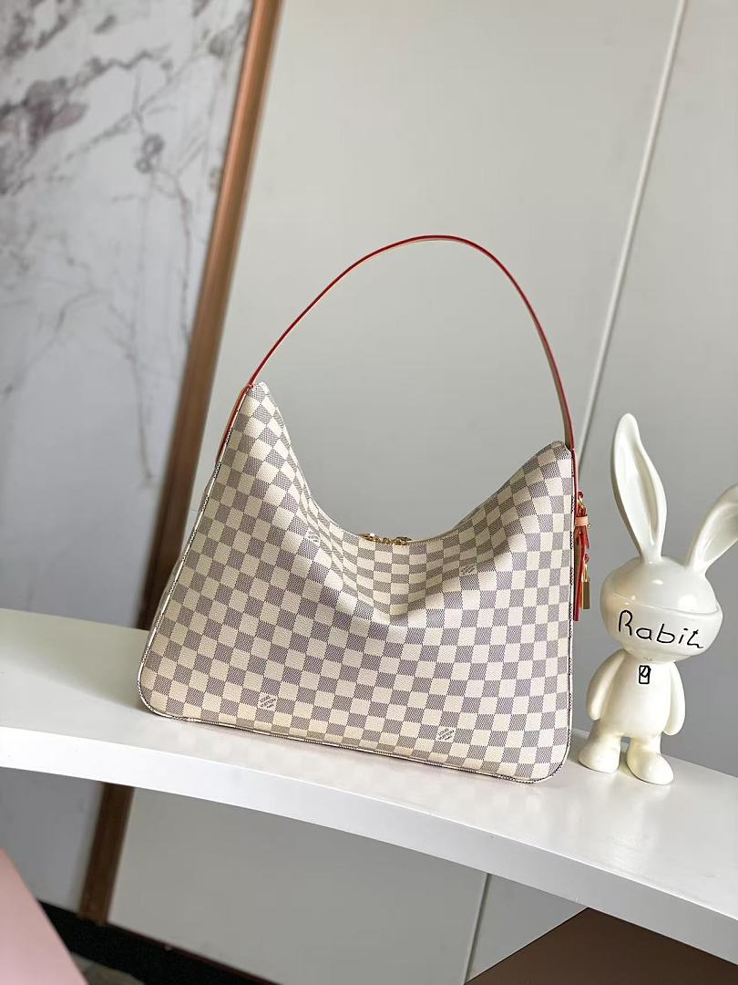 Louis Vuitton Slouchy MM Damier Azur · TT28