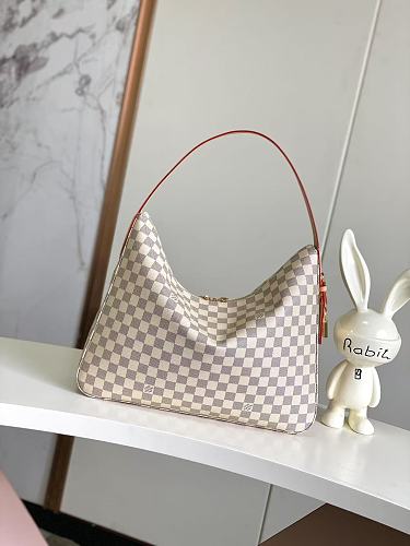Louis Vuitton Slouchy MM Damier Azur · TT28