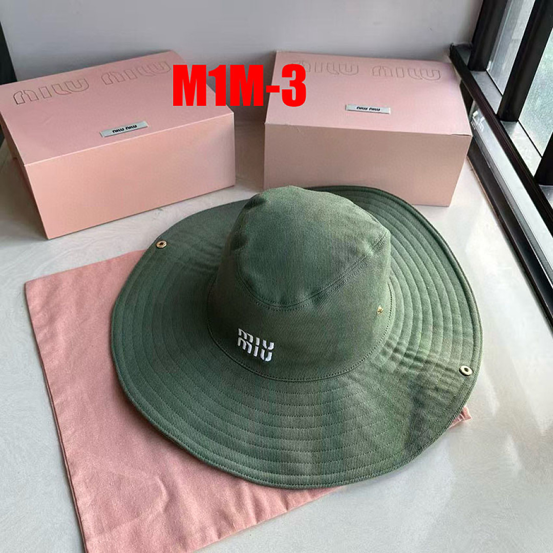 Miu Miu Denim Bucket Hat · M1M — תמונה 10