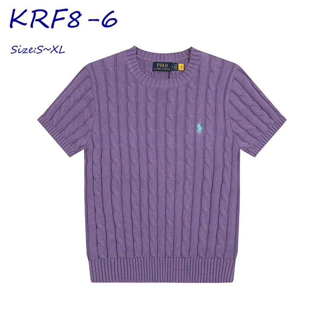Ralph Lauren Cable-Knit Short Sleeve Sweater · KRF8 — תמונה 12