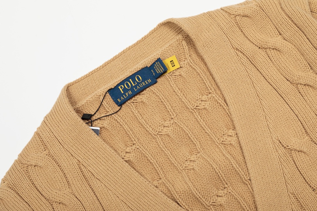 Polo Ralph Lauren Cable-Knit Wool-Cashmere Cardigan · M37L — תמונה 19