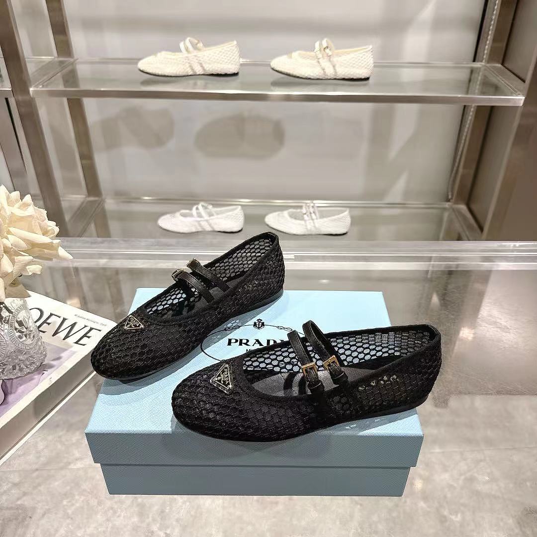 Prada Mary Jane Mesh Ballerina · PA36 — תמונה 12