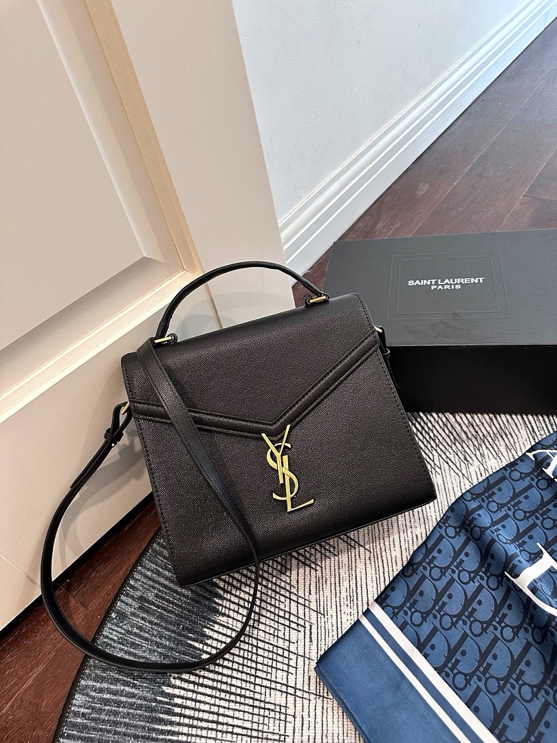 Saint Laurent Cassandra Mini Top Handle · 544S — תמונה 11