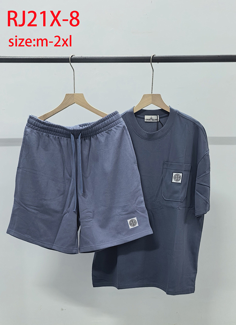 Stone Island — סט טרנינג קצר · RJ21X — תמונה 3