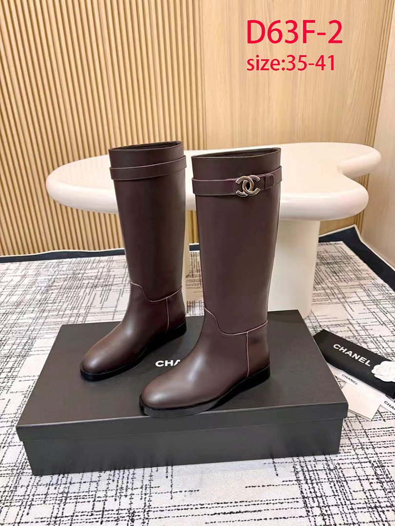 Chanel CC Buckle High Boots · D63F — תמונה 3