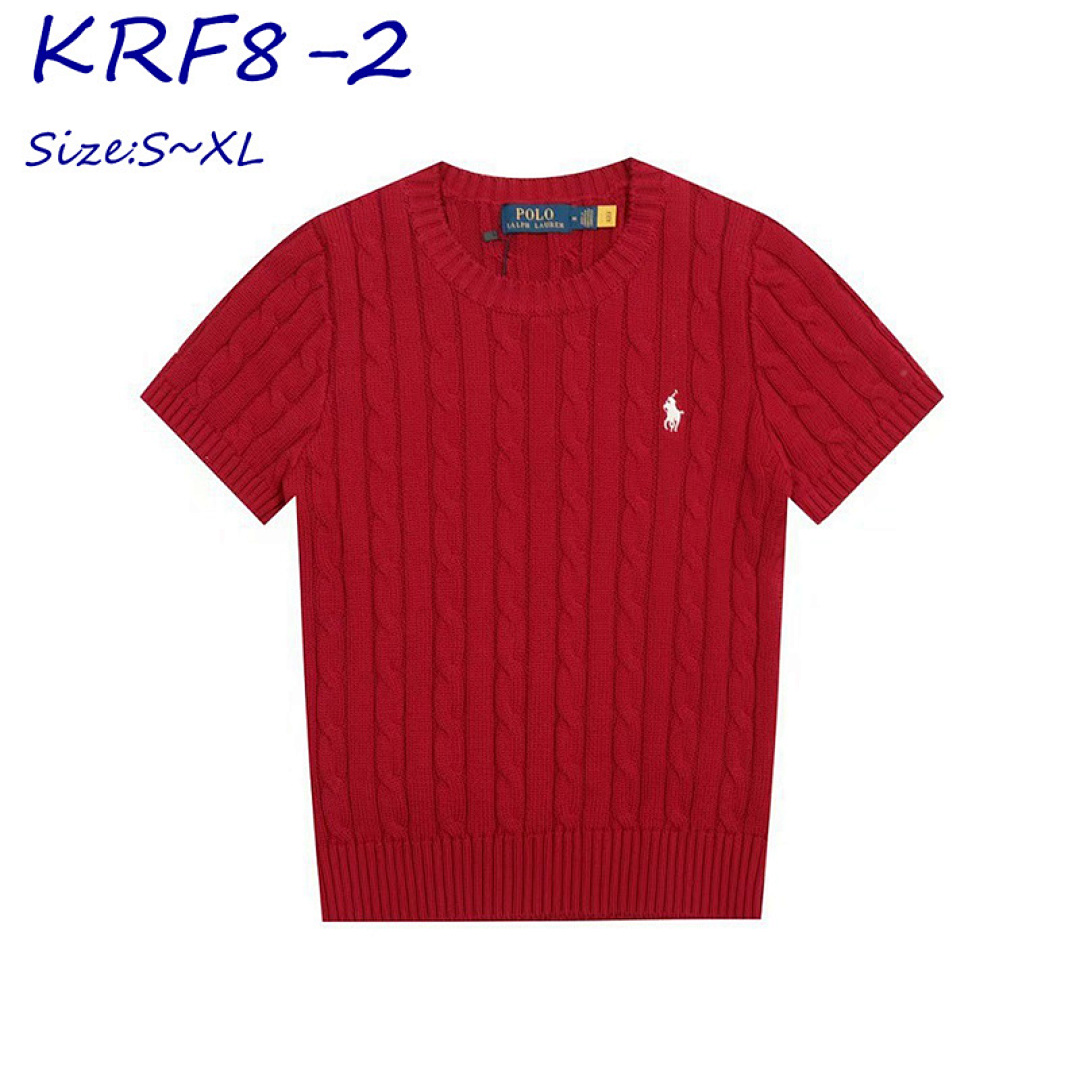 Ralph Lauren Cable-Knit Short Sleeve Sweater · KRF8 — תמונה 16