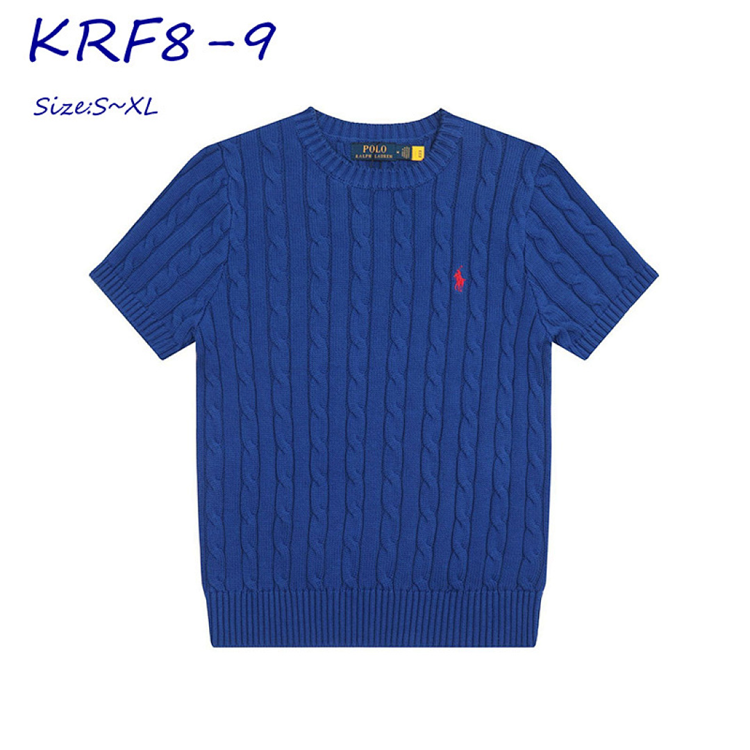 Ralph Lauren Cable-Knit Short Sleeve Sweater · KRF8 — תמונה 9
