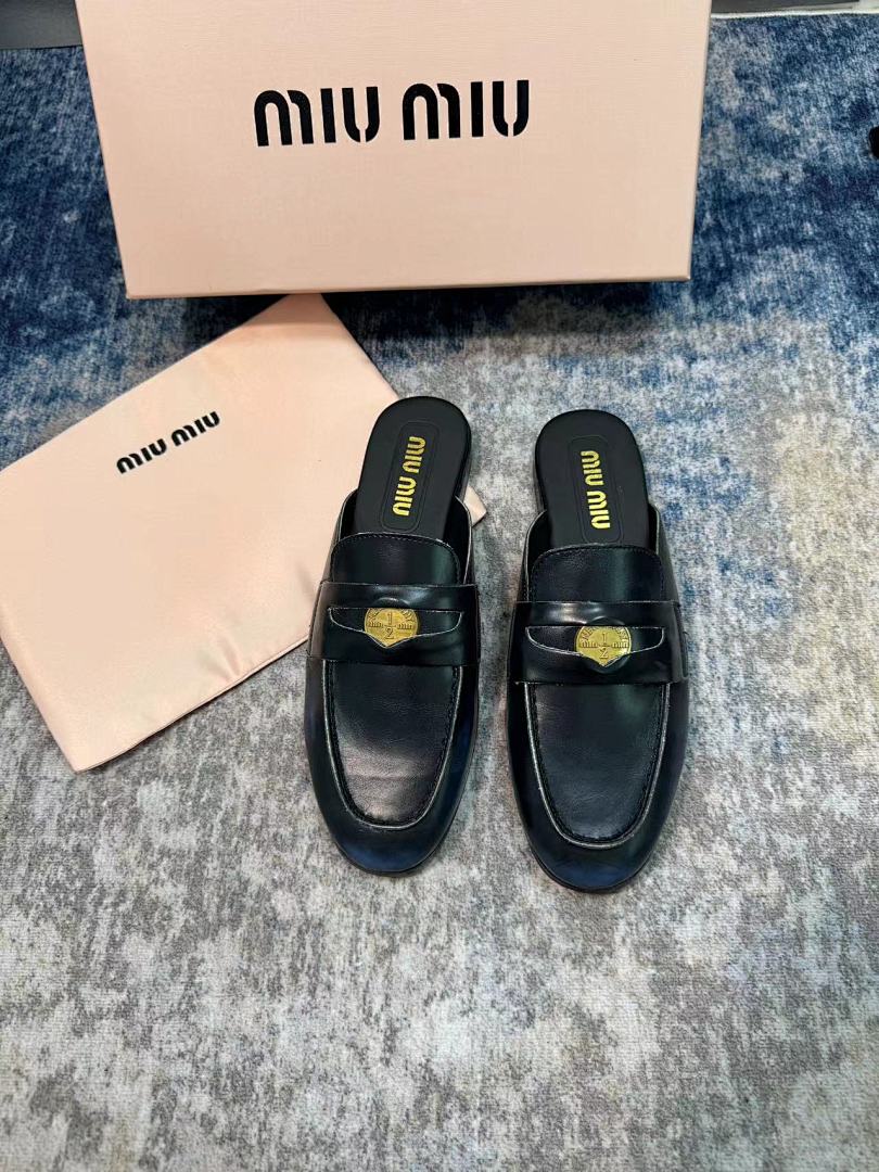 Miu Miu Penny Loafer Mules · W7E8 — תמונה 5
