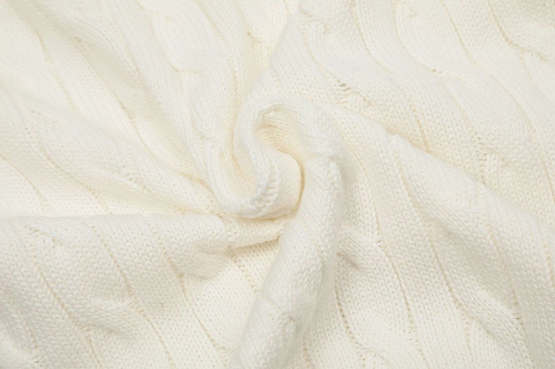 Ralph Lauren Cable-Knit Cotton Short-Sleeve Cardigan · R63G — תמונה 15